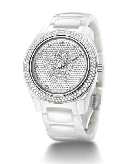 Versace Luxusuhr DV One Full Diamond, Damen Armbanduhr 